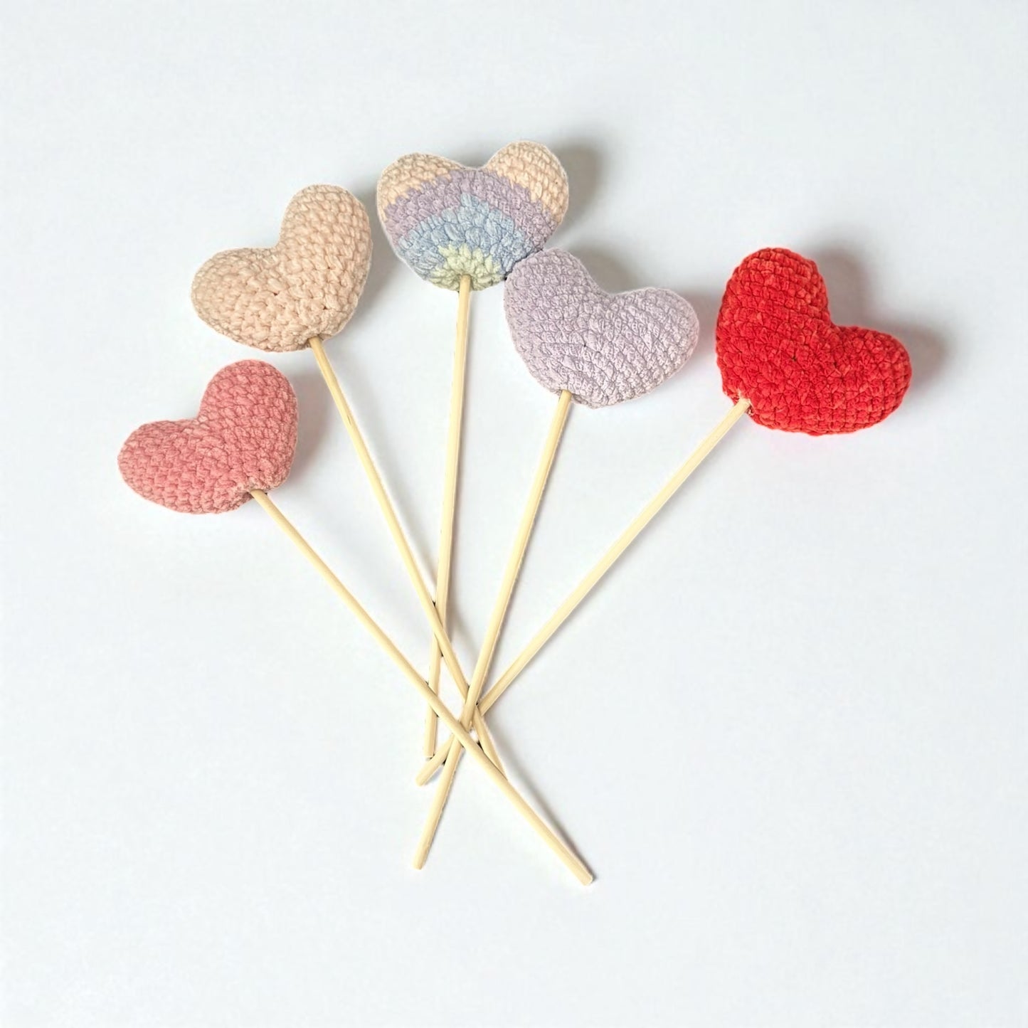 Roses & Cœurs au Crochet – Personnalisables