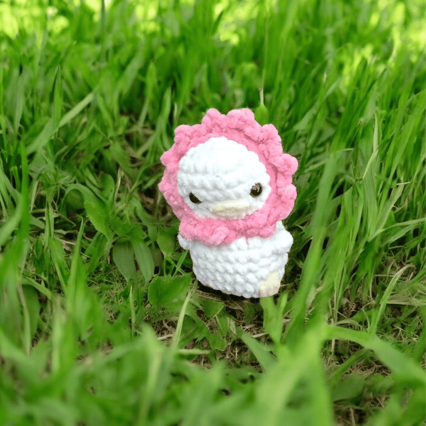 Canard fleuri, peluche amigurumi au crochet fait main - Da&va