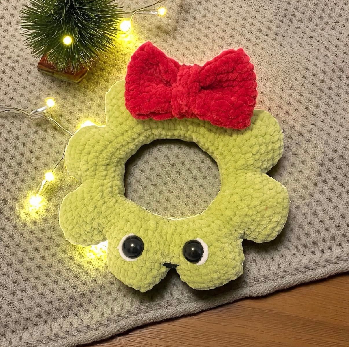 Couronne de Noël en crochet fait main - Da&va