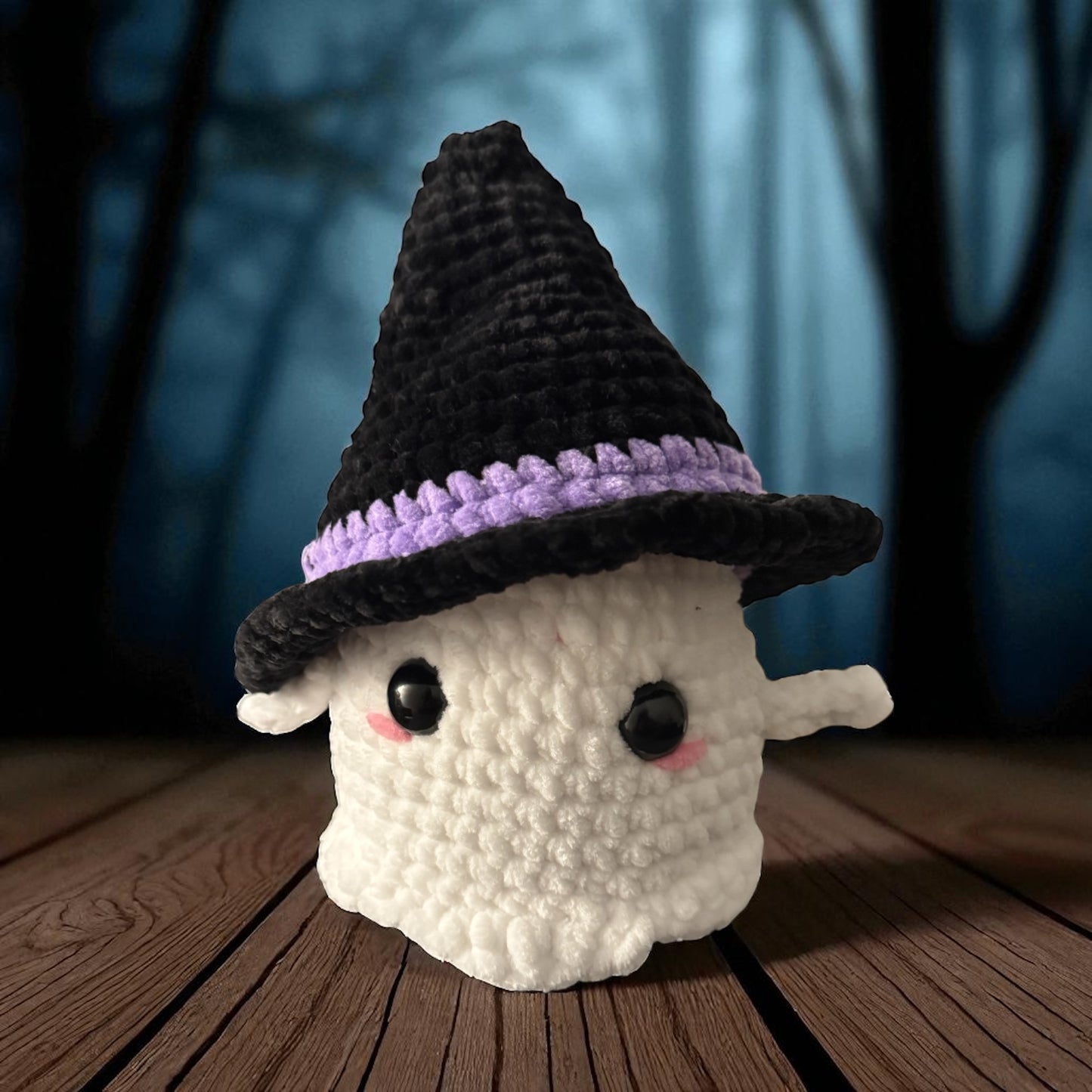 Fantôme au chapeau de sorcière