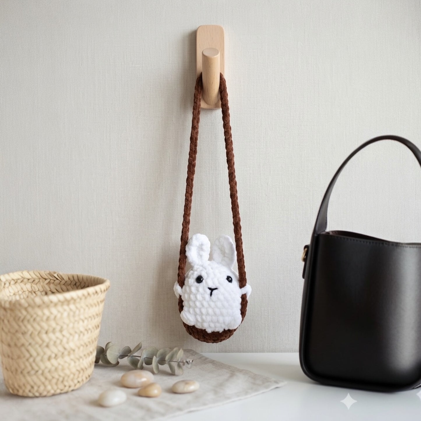 Animaux rétro, décoration voiture au crochet fait main - Da&va