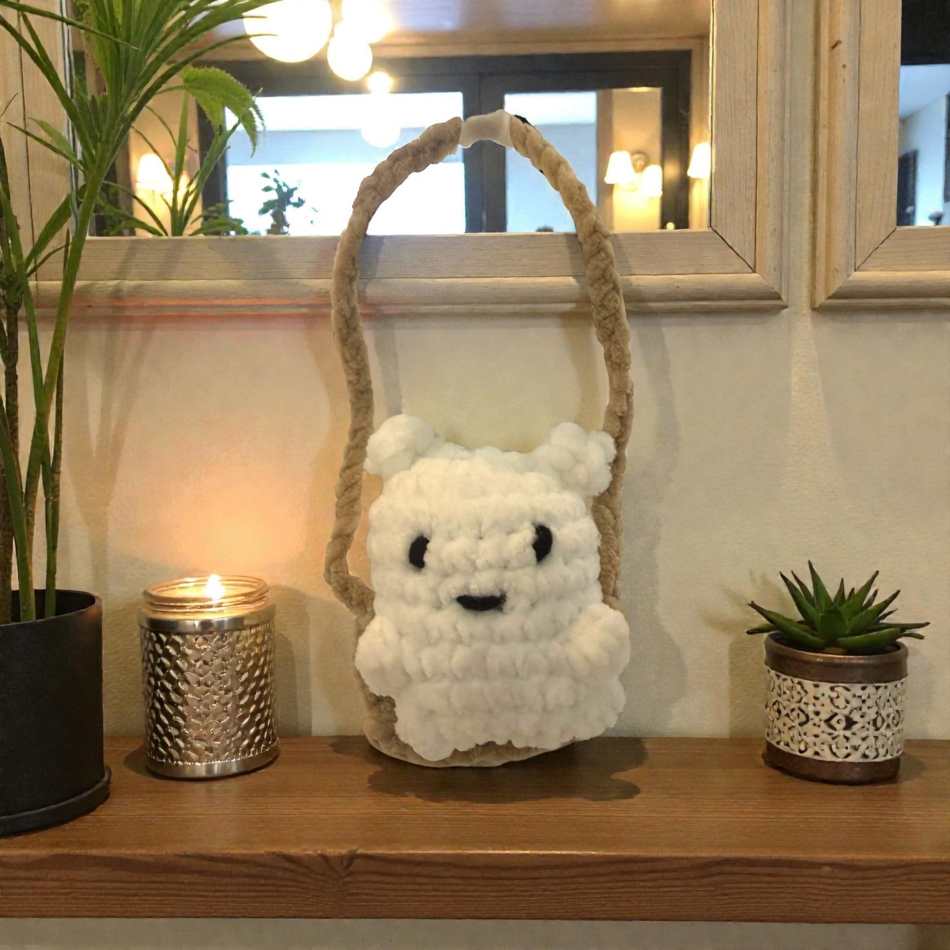 Animaux rétro, décoration voiture au crochet fait main - Da&va