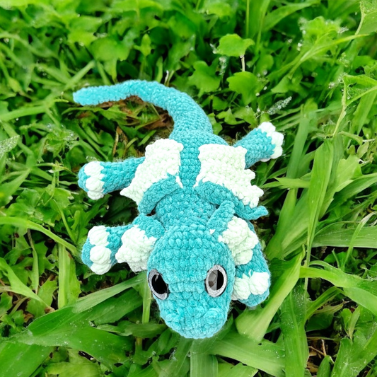 Sora le dragon, peluche amigurumi au crochet fait main - Da&va