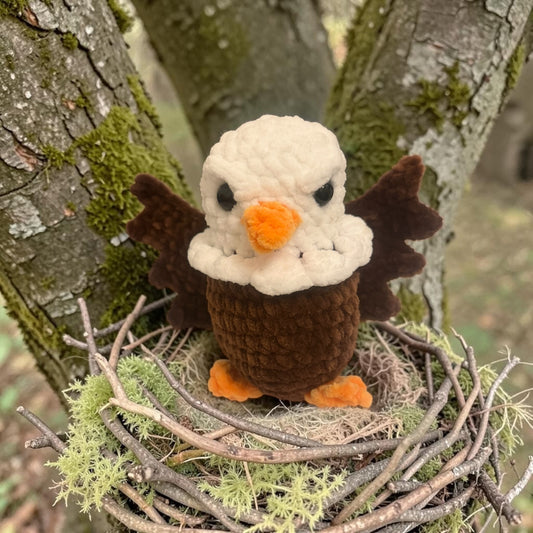 Aigle amigurumi crochet artisanal fait main