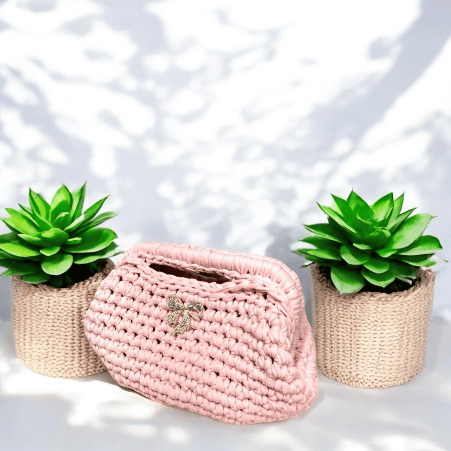 Détail maille crochet sac Daeva