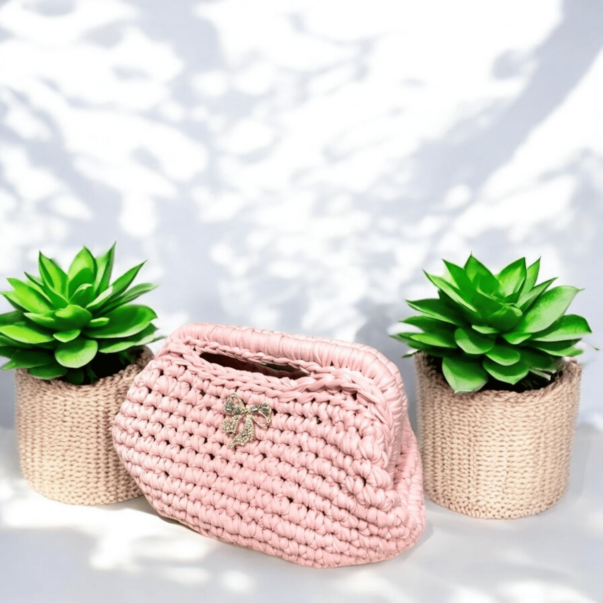 Détail maille crochet sac Daeva