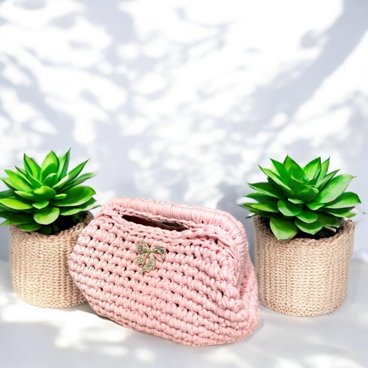 Détail maille crochet sac Daeva